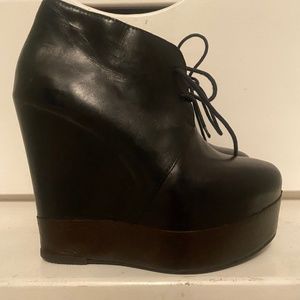 Acne studios leather shoes